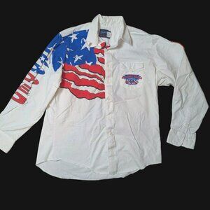 Wrangler 1994 NFR Las Vegas Long Sleeve Rodeo Shirt L National Finals